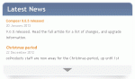 Upgrade link is found in compo.sr news posts
