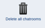 The icon to delete all chatrooms
