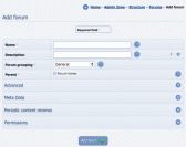 Adding a forum